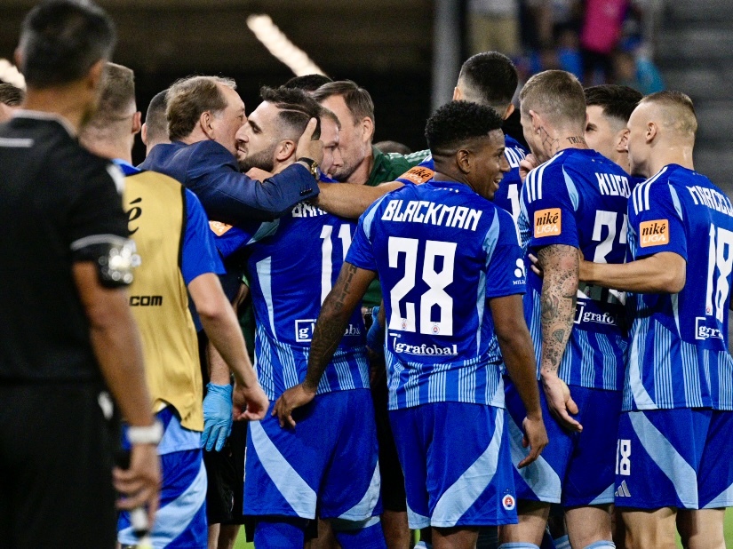 Slovan má istú jeseň v pohárovej Európe. Tréner Weiss bol po výprasku Celje nadšený z výsledku aj výkonu (video+foto)