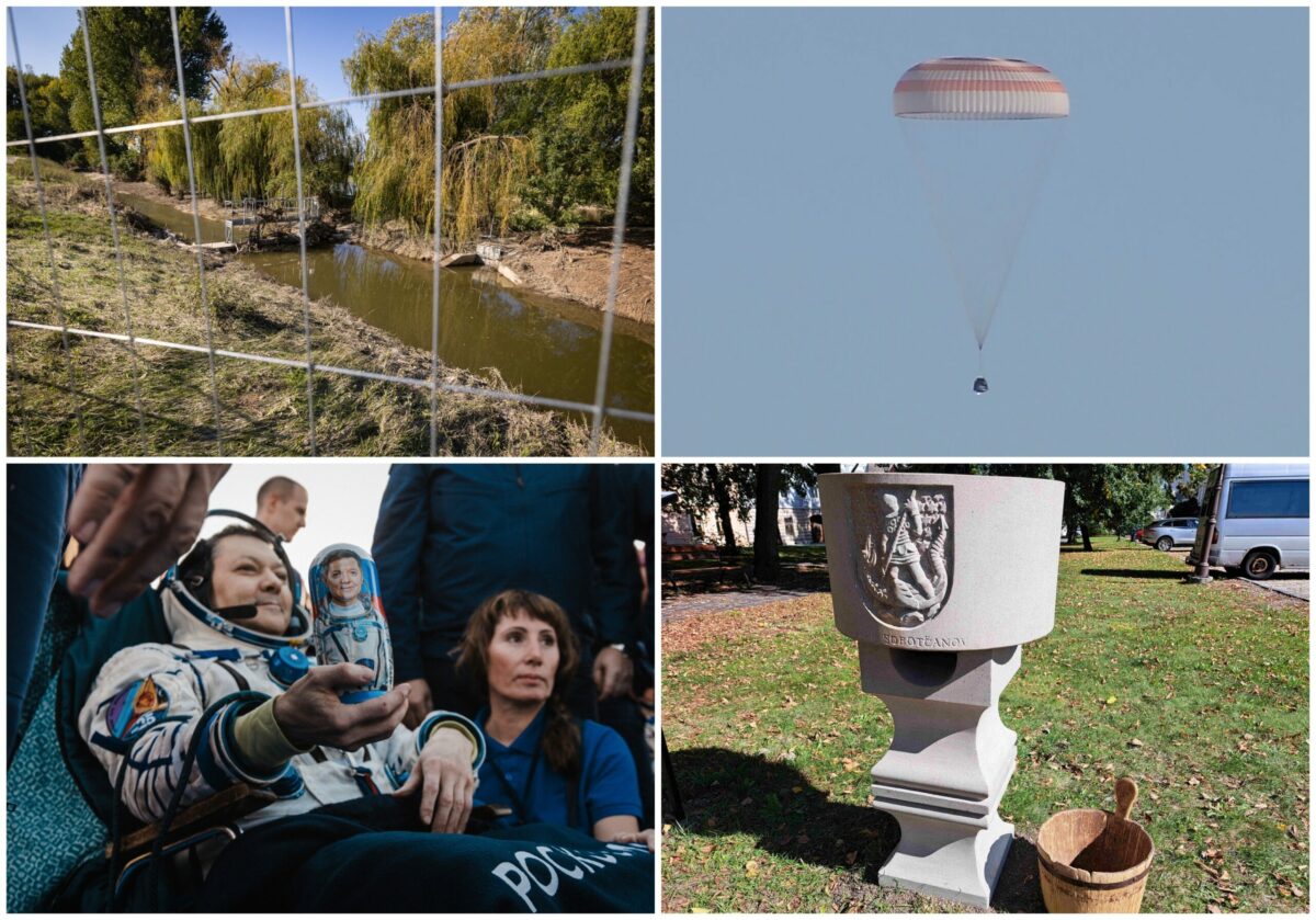 Top foto dňa (23. september 2024): Návrat kozmonautov z ISS, situácia po povodniach aj slávnostné odhalenie merice